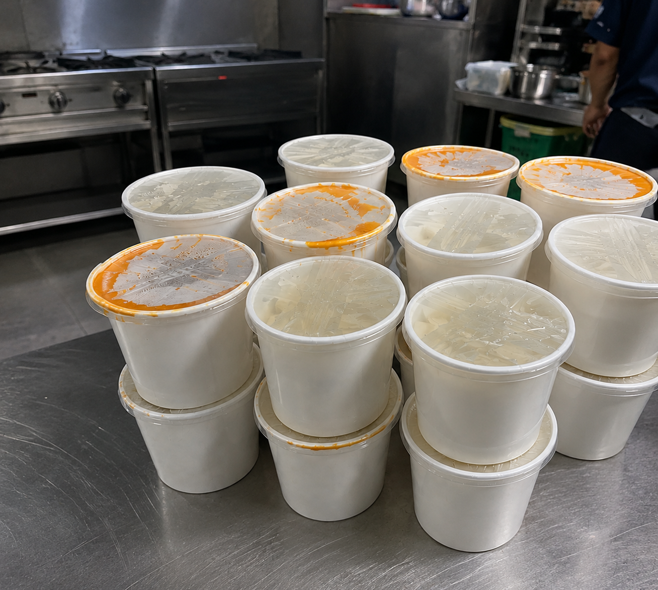 Portioned Containers